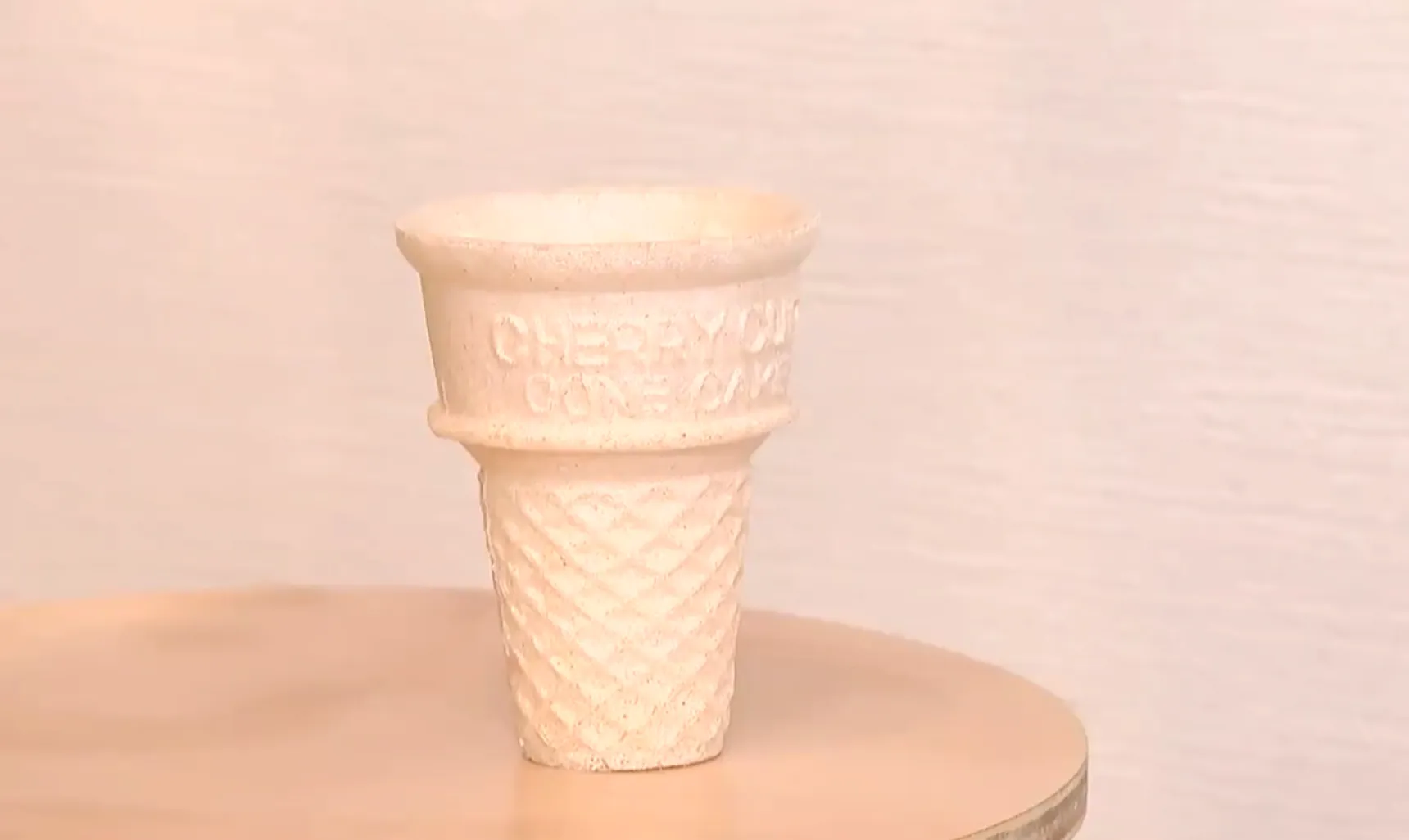 米粉のアイス用コーンニュース